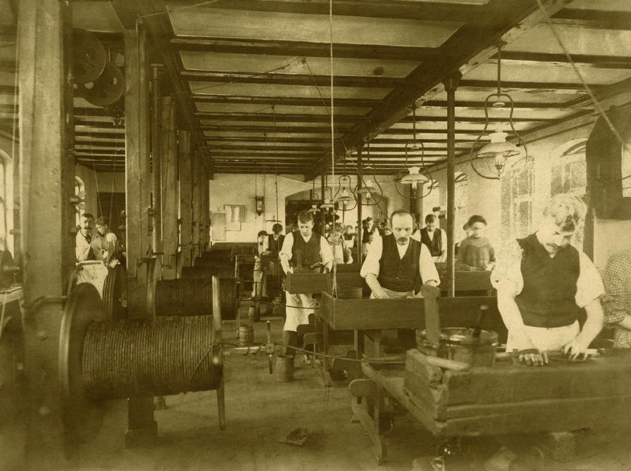 Petersen & Sørensens Tobaksfabrik i Horsens.